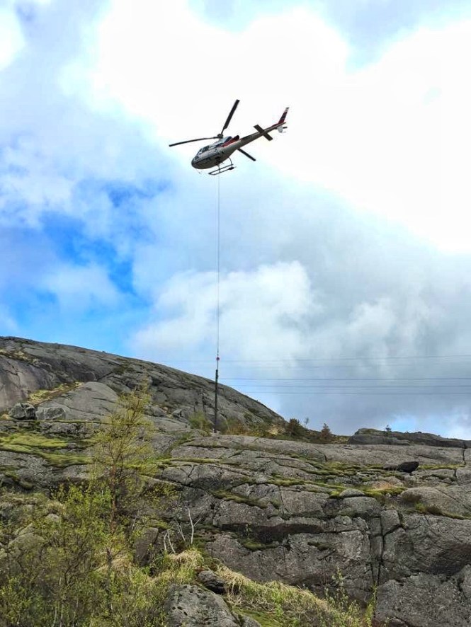 Flew 12 powerpoles yesterday. 