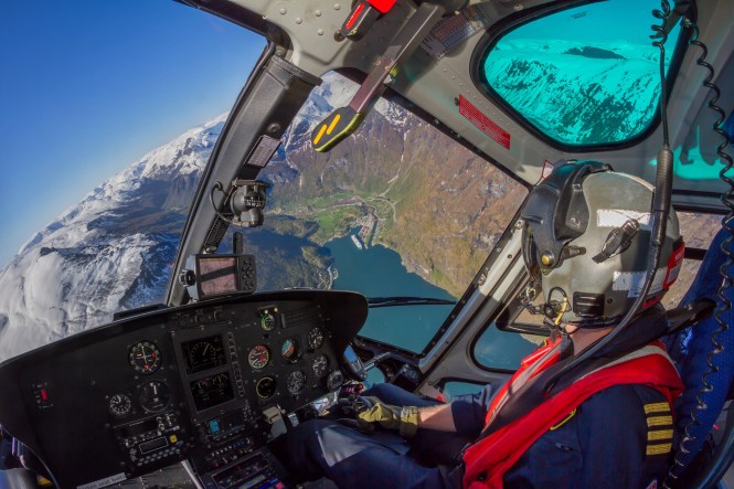 Flåm, a popular place for tourist due to the scenic surroundings. The train ride to get there is very beautiful in weather like here. Shot by Joakim.