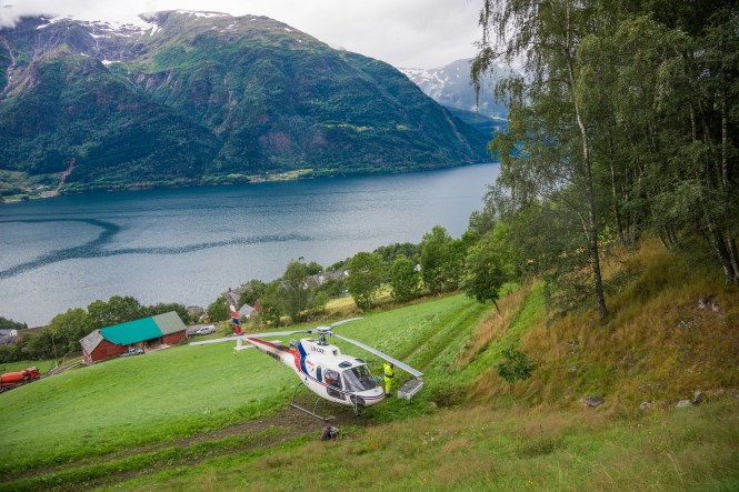 Finding good places to land by the fjords can be tricky.