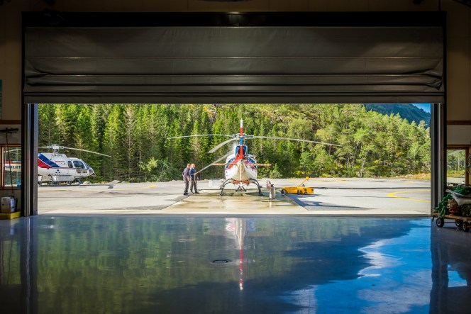 Busy days, so whenever we get a break we have to tend to the equipment.