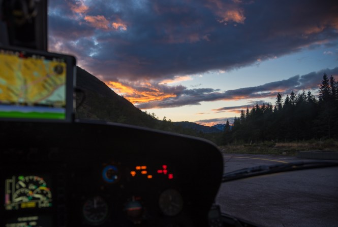 The end of a great day.